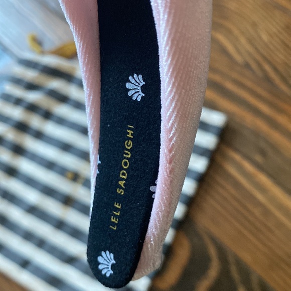 NWT Pink Velvet Lele Sadoughi Headband with Gift Bag - Picture 3 of 3